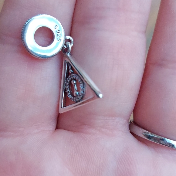 925 Silver Harry Potter Deathly Hallows Charm - Picture 5 of 10